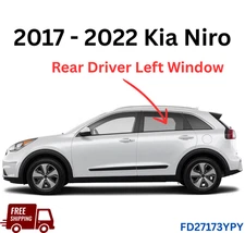 Fits 2017-2022 Kia Niro Driver Left Side Rear Door Window Glass
