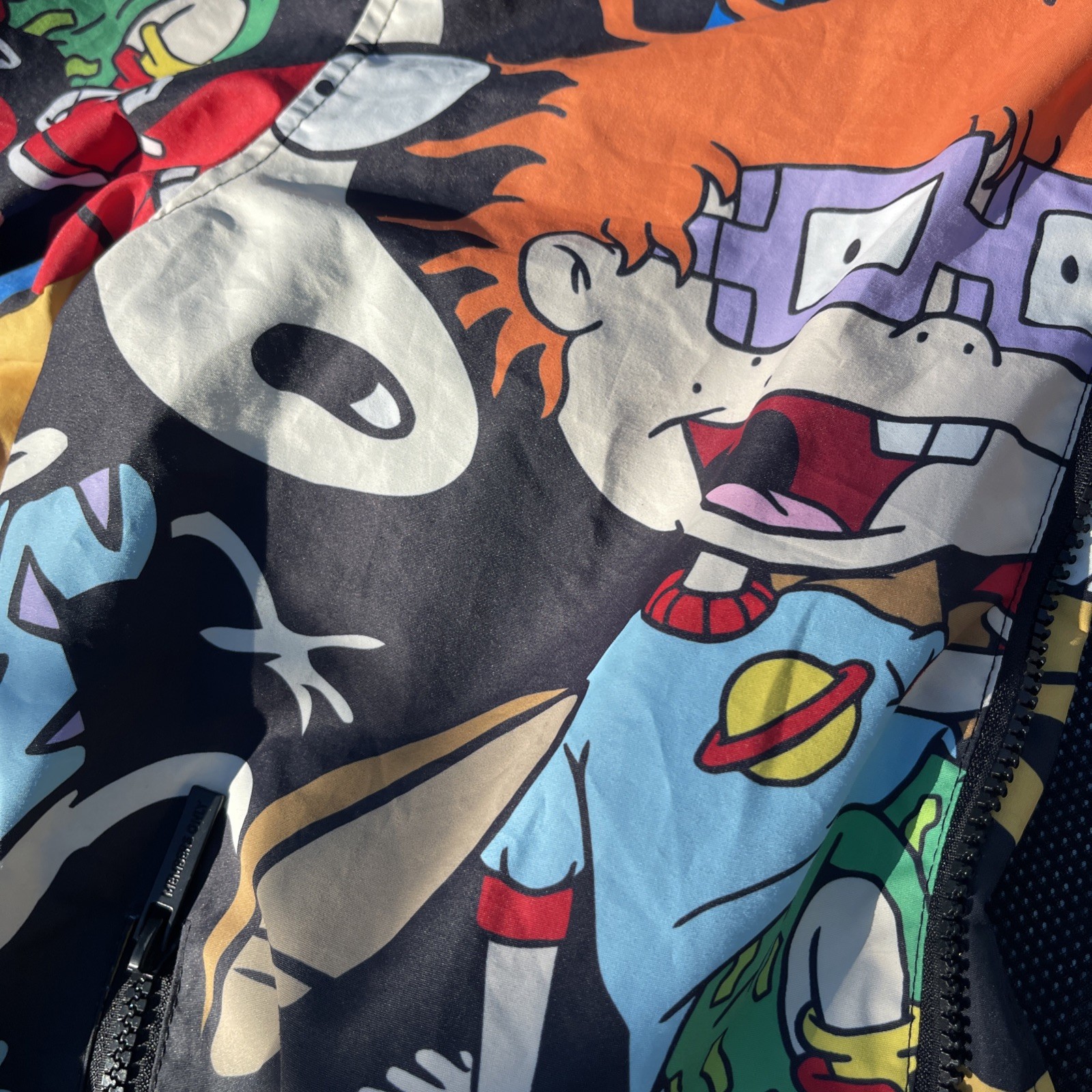 NEW Members Only Nickelodeon Unisex Size Small HEY ARNOLD RUGRATS CATDOG Jacket image 2