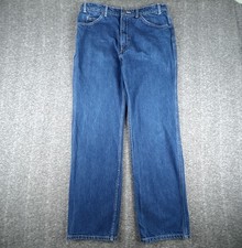 VTG Levi's Orange Tab Jeans Mens Sz 34x32 Tag 36x32 40830-7117 Blue Denim 80s