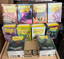 Dragon Shield Matte Card Sleeves- Bundle of 10 Different Boxes- 1000 Sleeves !!