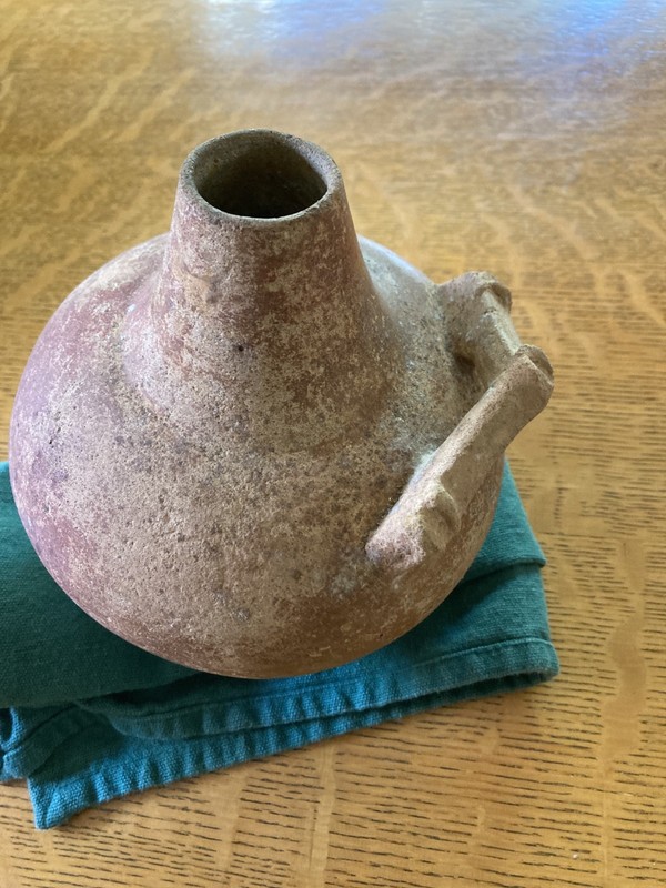 14-15th C. Majapahit Kendi Terracotta Vessel/Southeast Asian Antiquites