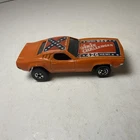 Vintage 1970 Hot Wheels DIXIE CHALLENGER 426 Hemi with Flag Roof - Malaysia