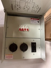 20 30 50 Amp Rv Electrical Panel Receptacle - Temporary Power Outlet Panel Box,