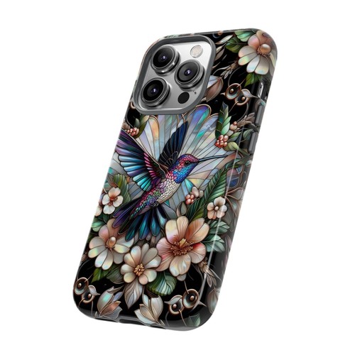Hummingbird Phone Case, Faux Mother of Pearl Design | X122 - 第 67/272 張圖片