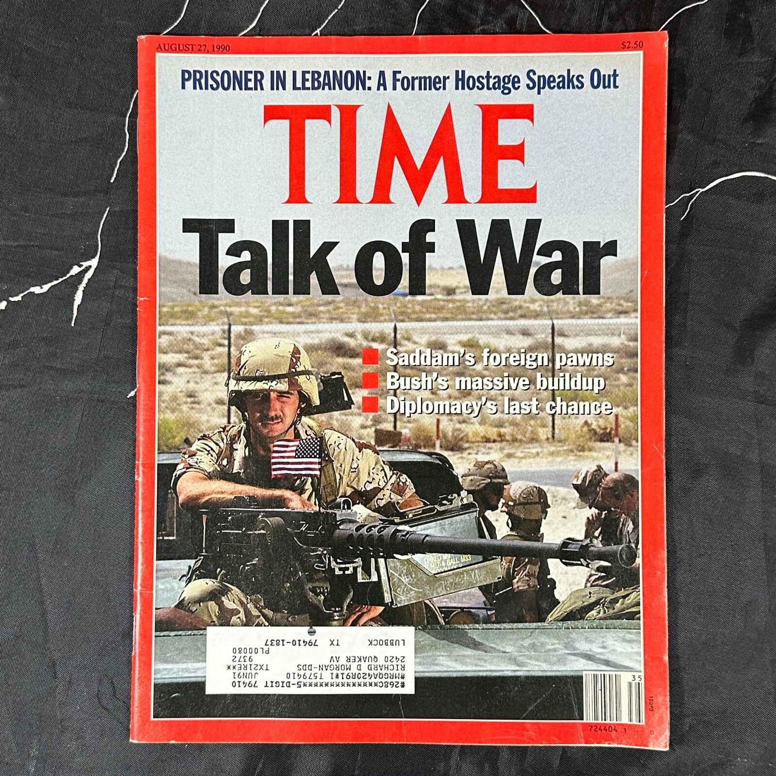 Time Aug.27 1990   Talk of War  The GULF