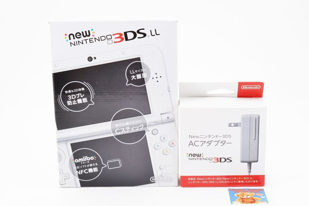 New Nintendo 3DS XL LL Console w/Box Adapter Pink White Lime New Nintendo 3DS XL LL Console w/Box Adapter Pink White Lime