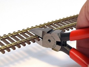 model railway track cutters