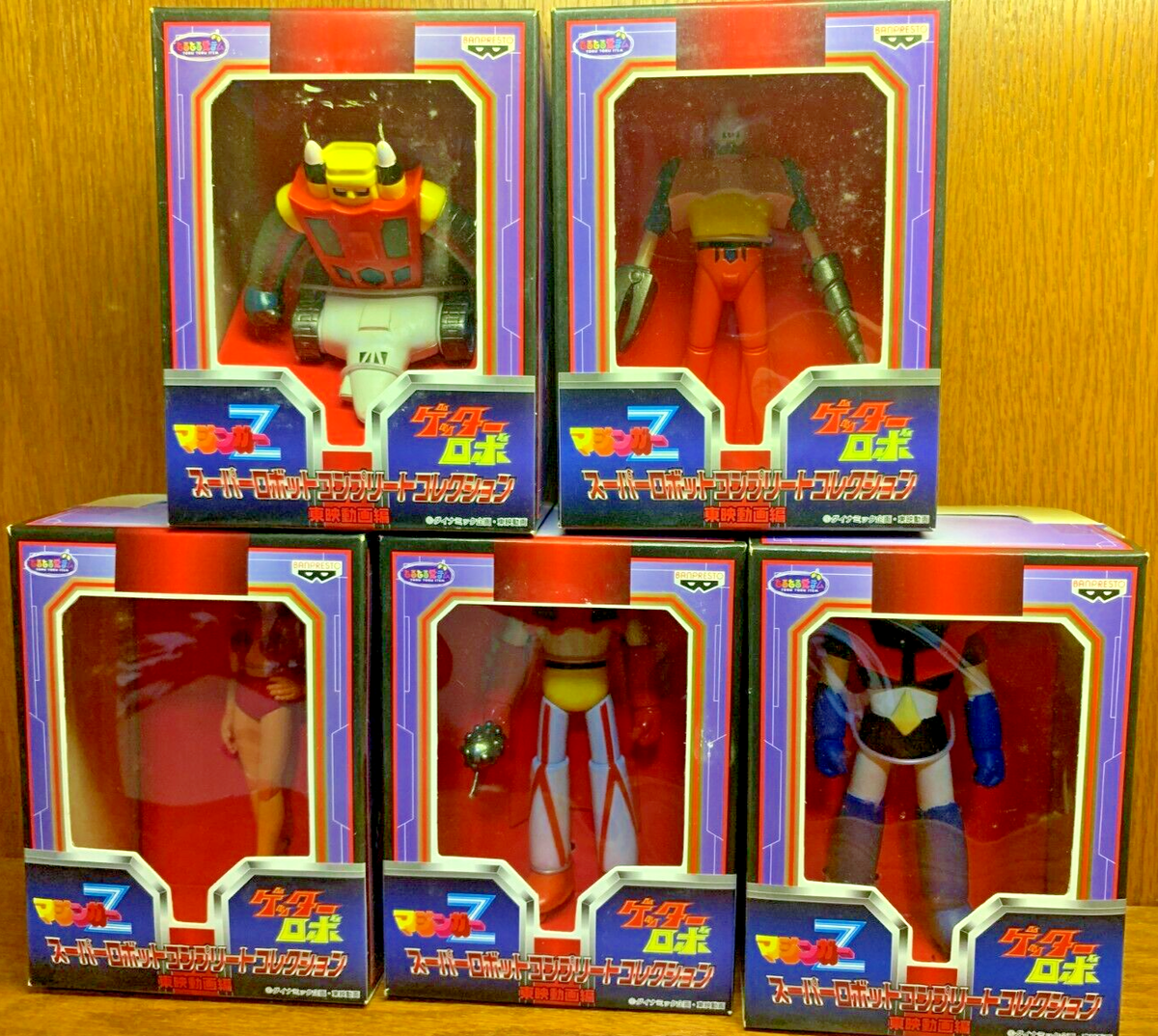 Super Robot Complete Collection Set of 5 Banpresto | eBay