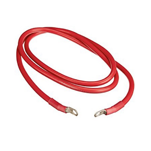 18" Motorbike Battery Switch Starter Lead 450mm Live Motorcycle Cable Strap - Picture 2 of 3