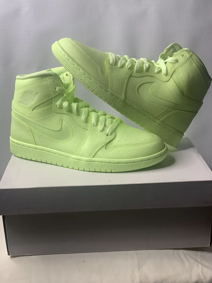 Size 8.5 - WMNS Air Jordan 1 High Premium Barely Volt 2019 AH7389-700