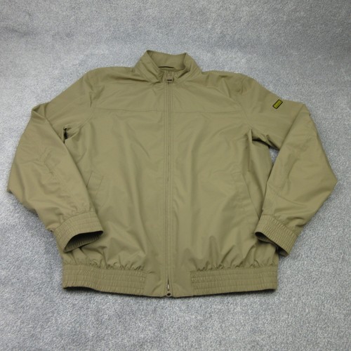 Barbour Jacket Mens Extra Large Brown Coat Bomber Biker Waterproof Casuals 5130