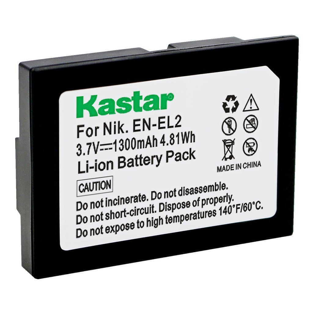 1x Kastar Battery for Nikon EN-EL2 Coolpix 2500 3500 SQ500 | eBay