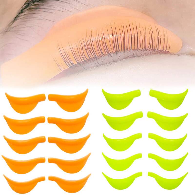 5 Pairs Eyelash Lifting Pad Silicone Pad Eyelash Grafting Permed Lash