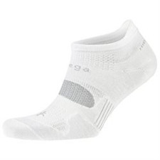 BALEGA HIDDEN DRY LOW CUT RUNNING SOCKS SMALL, WHITE DISTRESSED PKG