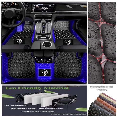 For Dodge All Series Car Floor Mats Luxury Custom Auto Liner Carpets Waterproof - Imagen 11 de 42