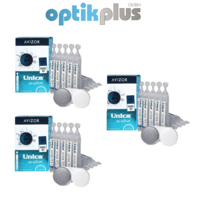 Avizor Unica Sensitive Unidose 30x10ml + 3 Linsenbehälter [0025]