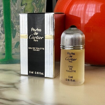 PASHA de CARTIER Miniature Eau de Toilette fl oz ml w/ box