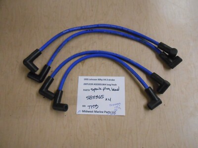 582365 Sierra Spark Plug Leads (4) off a Johnson 1995 90hp V4 J90TLEOR T173