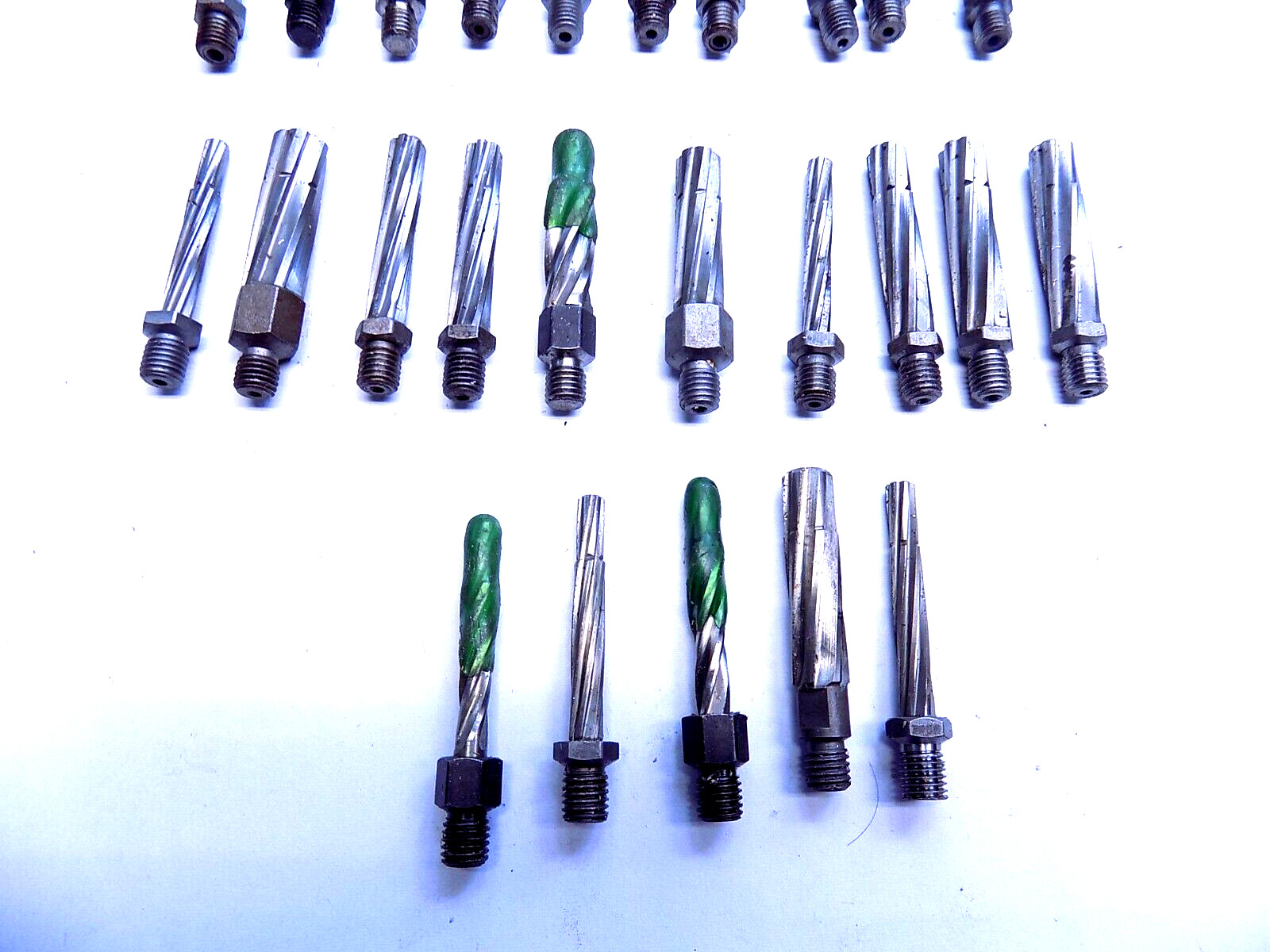 35 Assorted 1/428 Threaded Reamers Aircraft Tool Made in the USA