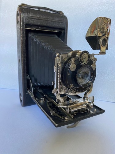 Rollfilkamera,Ansco Nr.3A Folding,1912, 3 1/4x 5 1/2,Postkartenformat,Topzustand - Bild 5 von 24