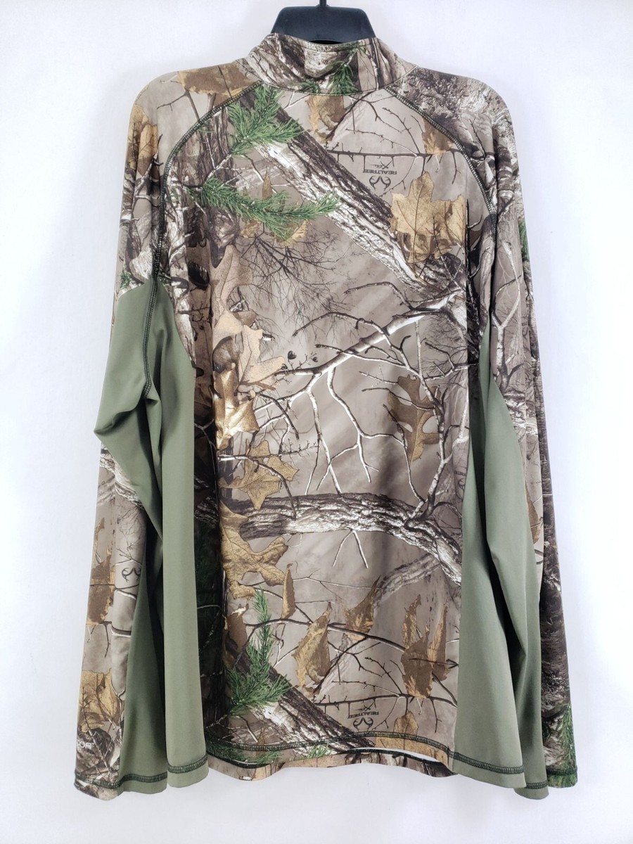 Realtree Xtra Half Zip Pullover Men's Size 2X Camouflage