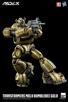 Transformers THREEZERO MDLX Bumblebee Figure Gold Edition