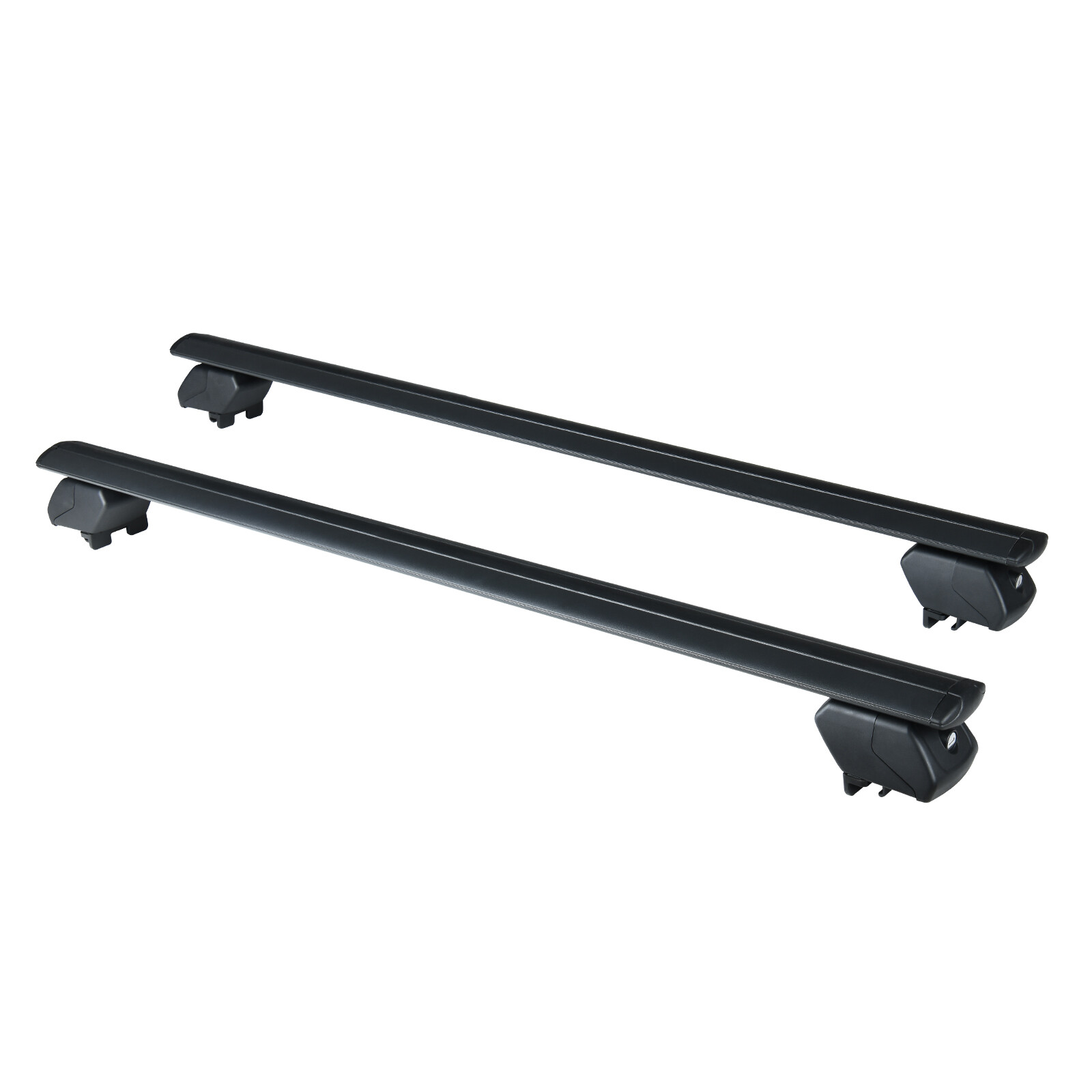 53" Universal Lockable & Adjustable 300LBS Roof Top Bars Cargo Carrier Luggage