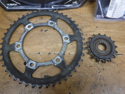 VORTEX FRONT REAR SPROCKET SPROCKETS PAIR 435CZB-47 NICE FAST SHIPPING !!@@!! - Picture 5 of 12