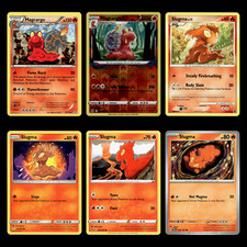 6x Magcargo Lot Slugma 23.0 XY Primal Clash Pokemon Cards Collection Set TCG
