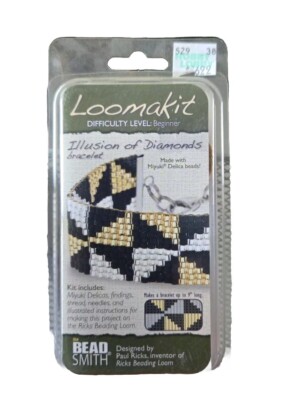 Beadsmith Loomakit Cuff Illusion Of Diamonds Kit New