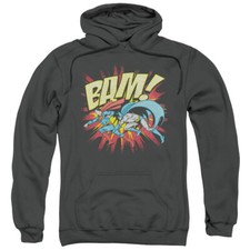 SUPERMAN BAM Licensed Adult Hooded Sweatshirt Hoodie SM-3XL
