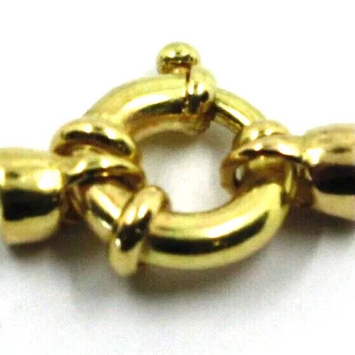 COLLANA ORO GIALLO, 18K, PERLE VERDI OVALI ACQUA DOLCE, CHICCHI RISO 40-50-60 CM - Foto 13 di 17