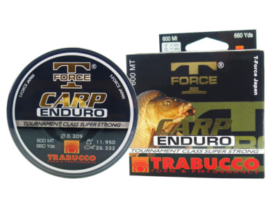 Trabucco T-Force Carp Enduro 600m 0.309mm - 0.354mm Monofilament Line