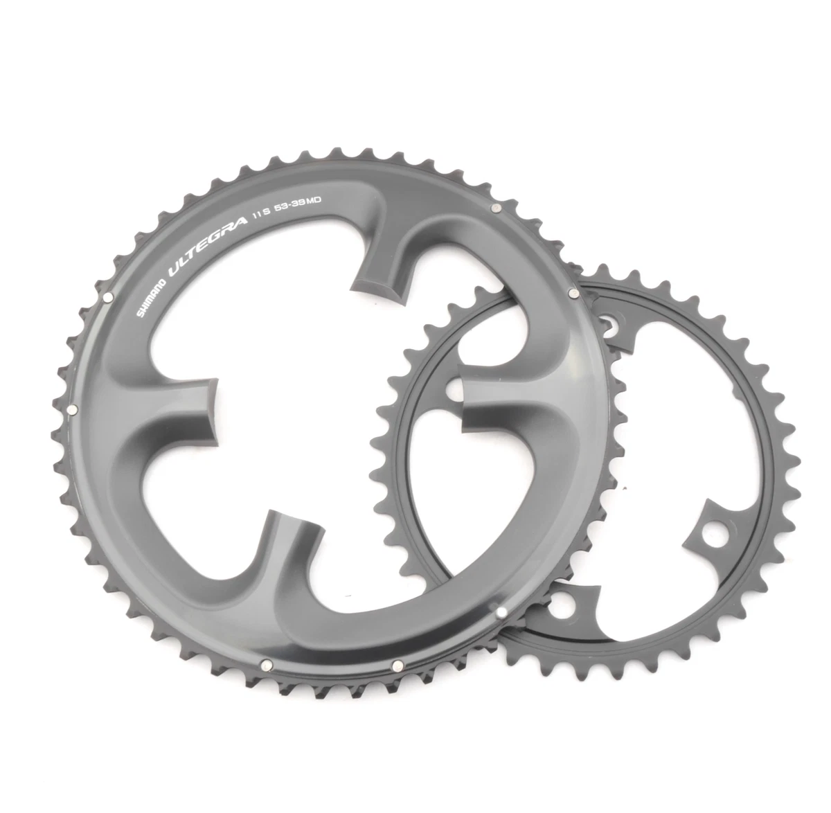 Shimano Ultegra FC-6800 Sprocket Set 53/39 Teeth Glossy Grey - New