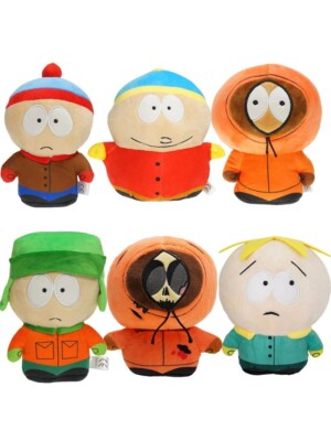 South Park Plüsch Lot 6 Doudous Kenny Cartman Kyle Stan Butter 18cm