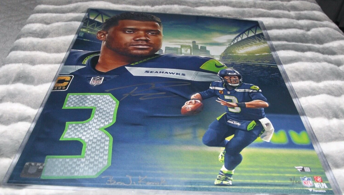 Seattle Seahawks Fanatics Authentic Russell Wilson NFL Original