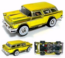 2023 AutoWorld 50 Millionth CHEVY Sold GOLD CHROME CHEVROLET NOMAD HO Slot Car