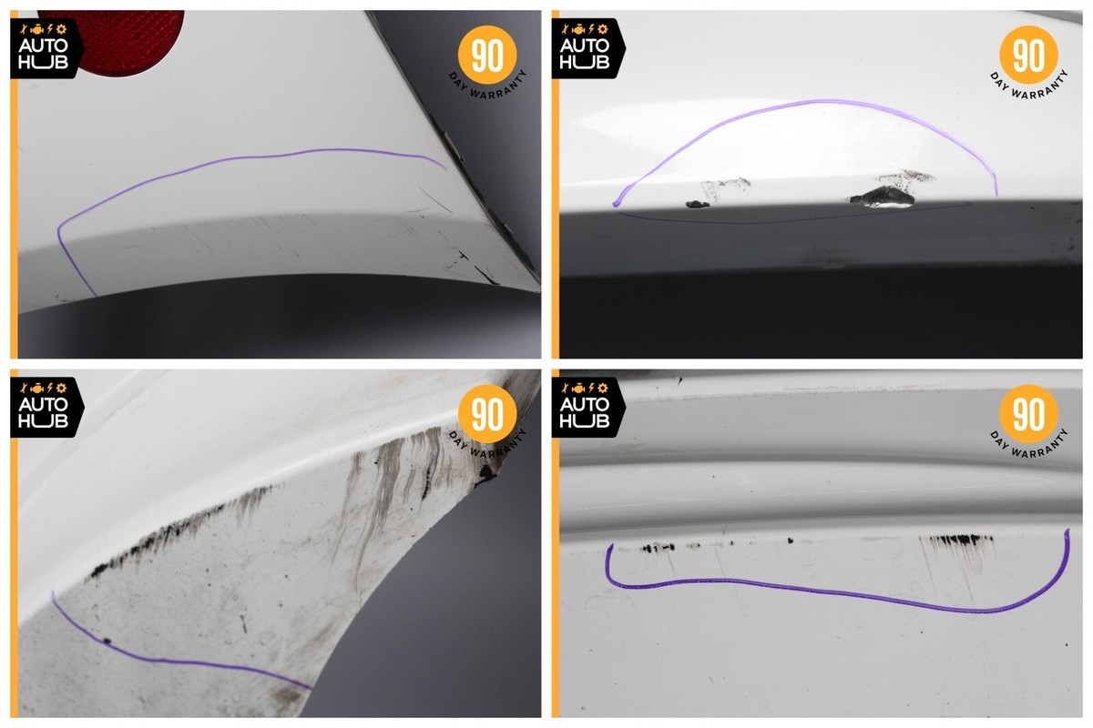 06-08 BMW Z4 E85 E86 Rear Bumper Cover Assembly Alpine White 
