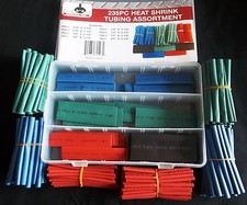 235pc GOLIATH INDUSTRIAL HEAT SHRINK TUBING WIRE WRAP ASSORTMENT HST235 ELECTRIC