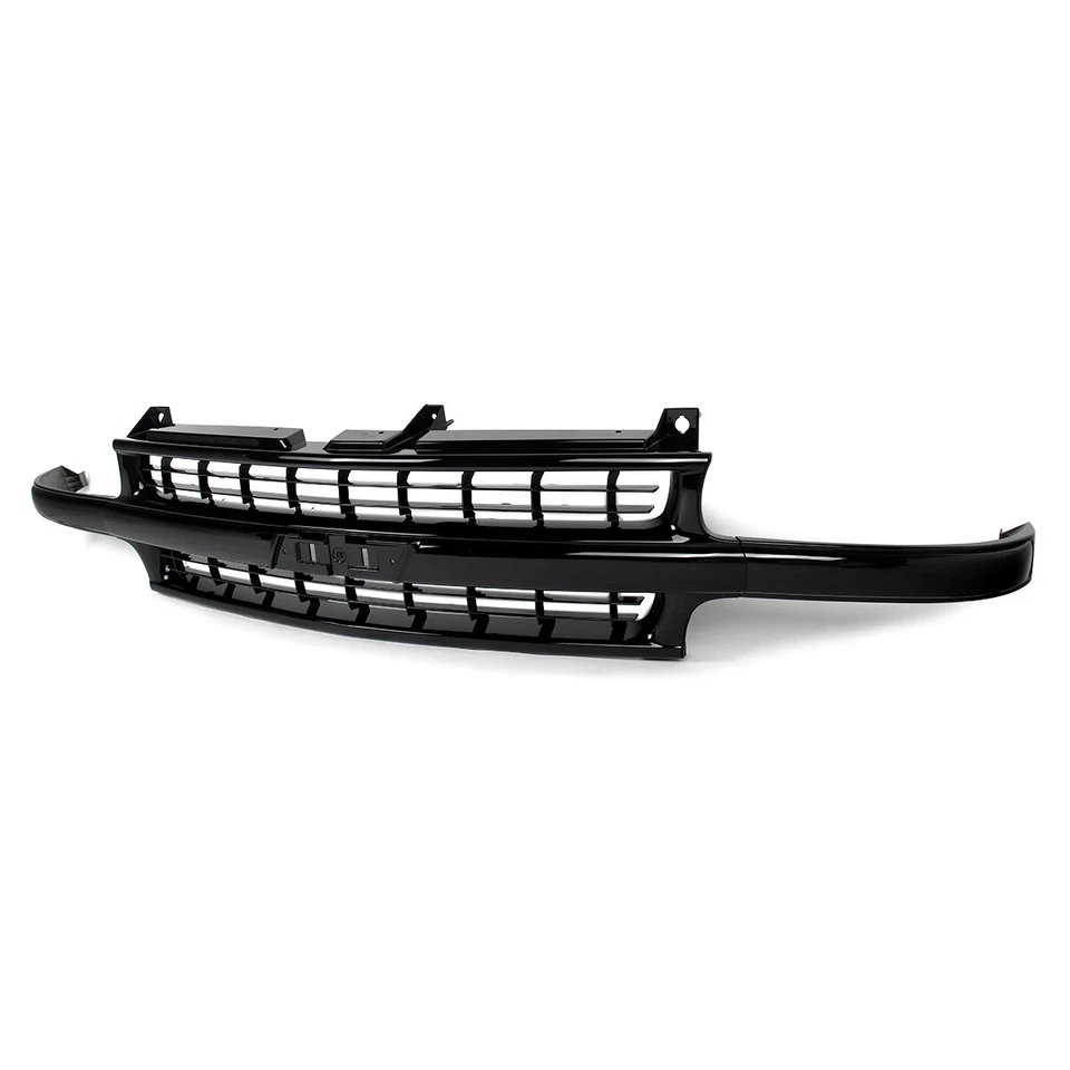 For 99-02 Chevrolet Silverado / 2000-06 Suburban Tahoe Front Grille Gloss Black Foto 2 de 4