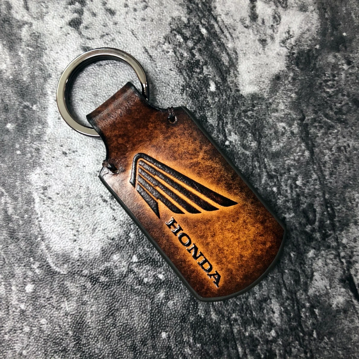 Factory Wholesale Luxury Brand Designer Leather Keychain