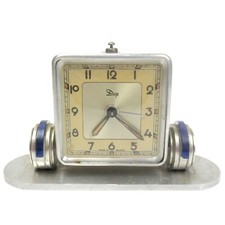 Französischer Art Deco Reisewecker Uhr Tisch...