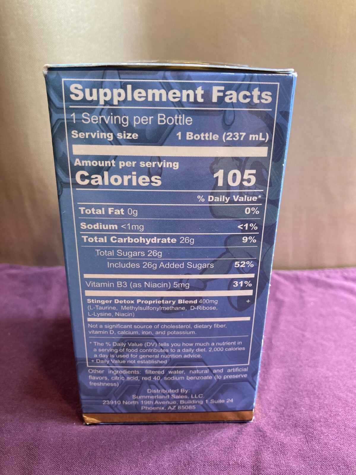 Stinger Detox Whole Body Cleanser "Pink Lemonade" 8 fl oz + Oncore THC