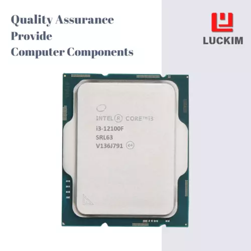 Intel Core i3-12100F CPU - Socket LGA 1700 4 Cores 8 Threads 3.3GHz 12MB L3 Cach