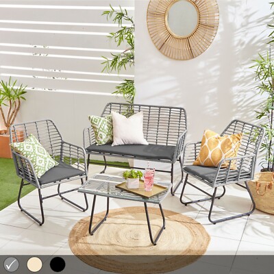 Cane Chair Bamboo Couch Cushions Neo Garden Rattan Furniture