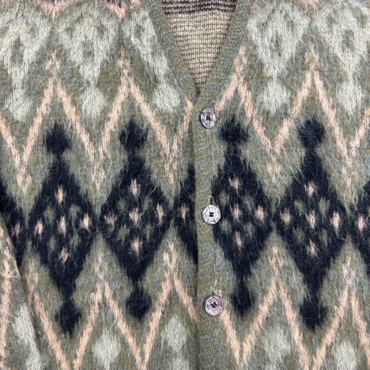 希少vintage 60s campus mohair cardigan XL 希少vintage 60s campus mohair cardigan XL 60's CAMPUS