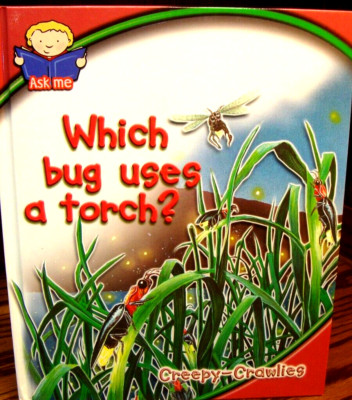 ASK ME BOOKS: ''Which Bug Uses A Torch?  Creepy-Crawlies'' Children's HC      J10