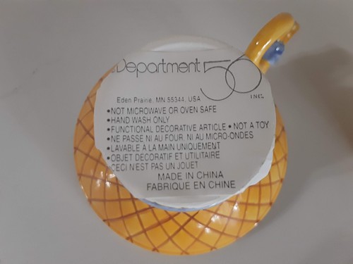 Department 56 Storybook Little Blue Boy Tea Set - Teapot & 4 Tea Cups w/ Box - Picture 12 of 15