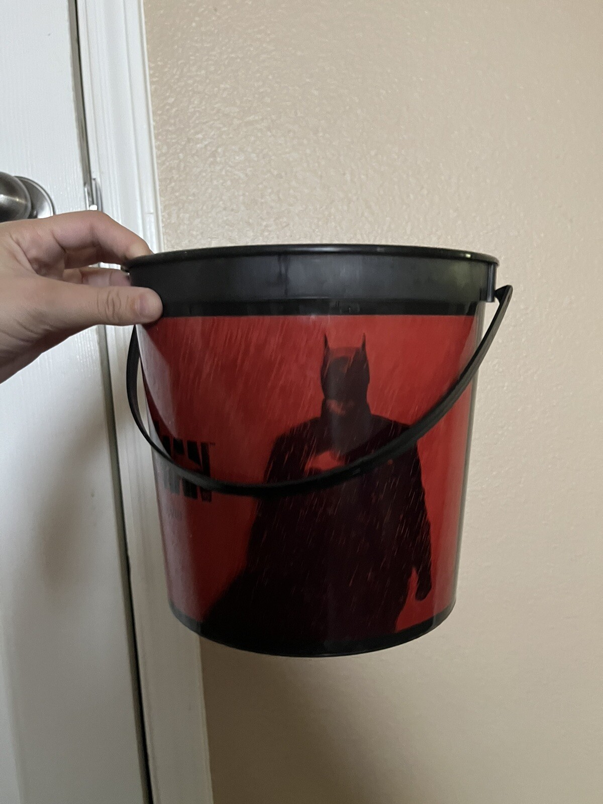 The Batman 2022 Movie Theater Promo Popcorn Bucket Plastic Clean 7