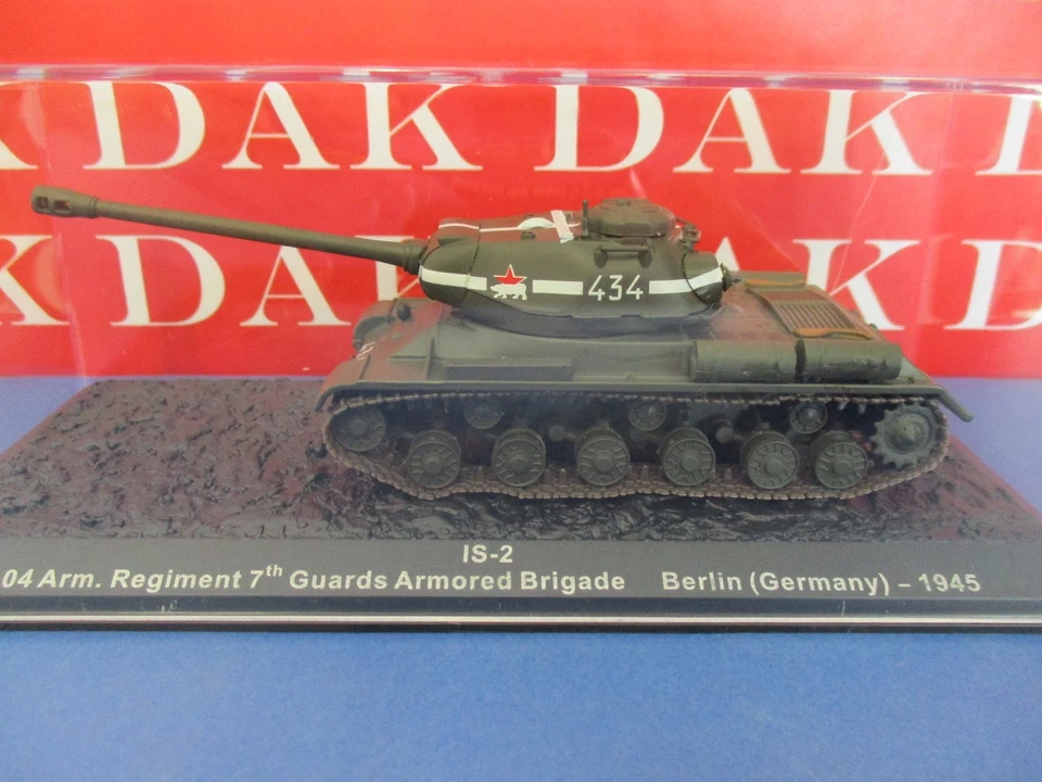 Die cast 1/72 Modellino Carro Armato IS-2 7th Guards Tank Brigade Berlin 1945 - Immagine 4 di 4